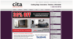 Desktop Screenshot of citafurniture.com